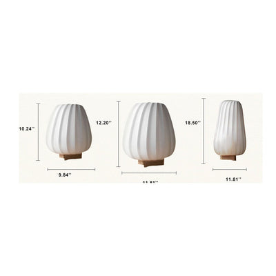 Modern Fabric 1-Light Globe LED Table Lamps
