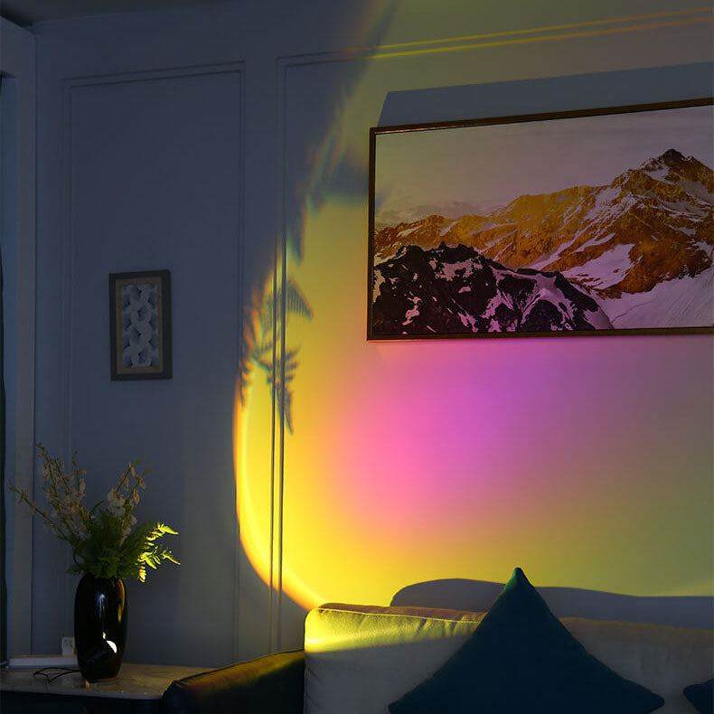 Sunset Lamp Vibes Sunset Projektionslampe Drehbare Tischlampe 