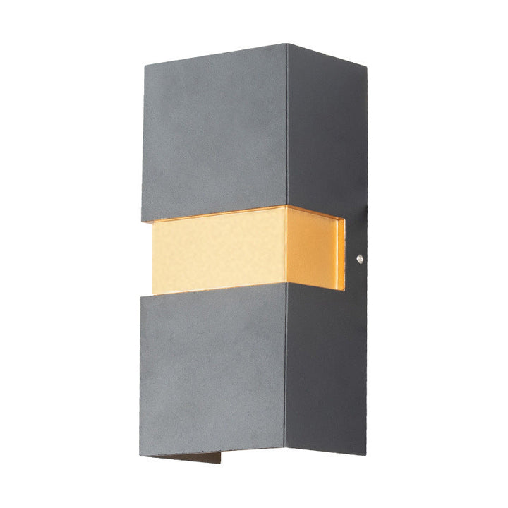 Moderne einfache wasserdichte Aluminium-LED-Außenwandleuchte 