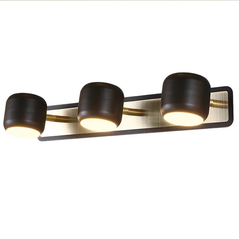 Modern Cylinder Shade LED Mirror Front Light Wall Sconce Lamp