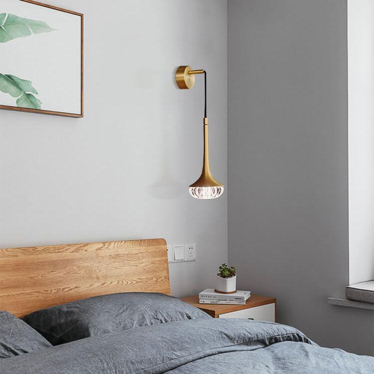 Post-modern Creative Horn Shape 1-Light Wall Sconce Lamp