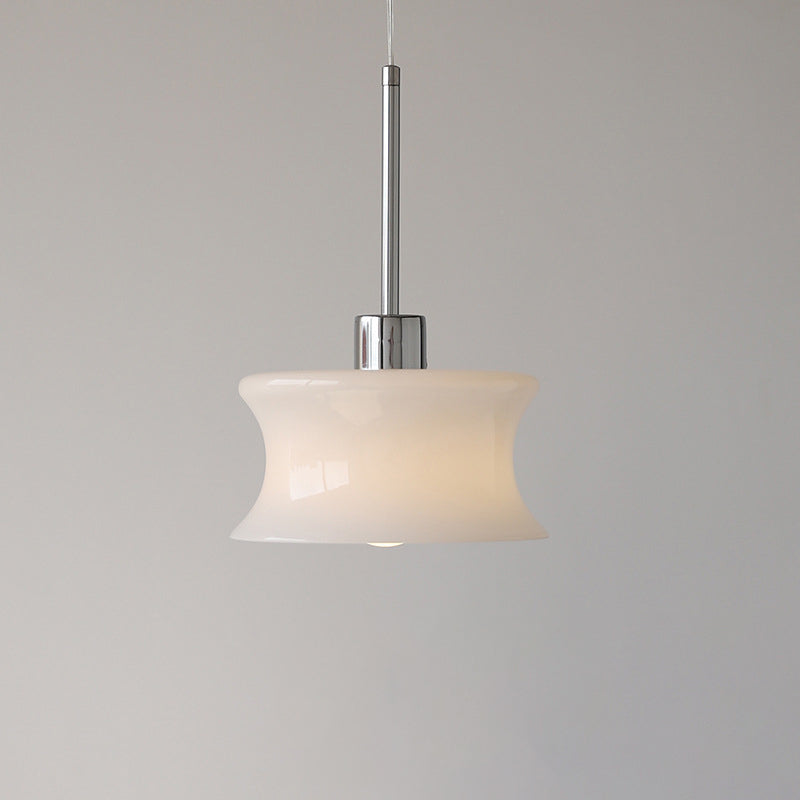 Französisches Vintage-Glas Kreative Form 1-flammige Pendelleuchte 