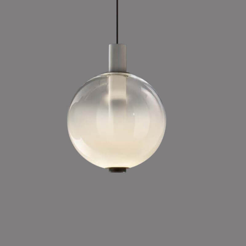 Post-modern Creative Gradient Color Glass Ball 1-Light Pendant Light