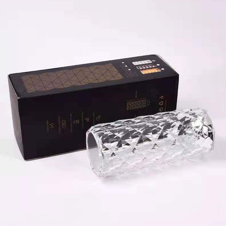Lampe de table avec télécommande et abat-jour pétale de rose 