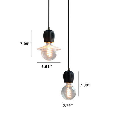 Retro Creative Cement 1-Light Small Pendant Light