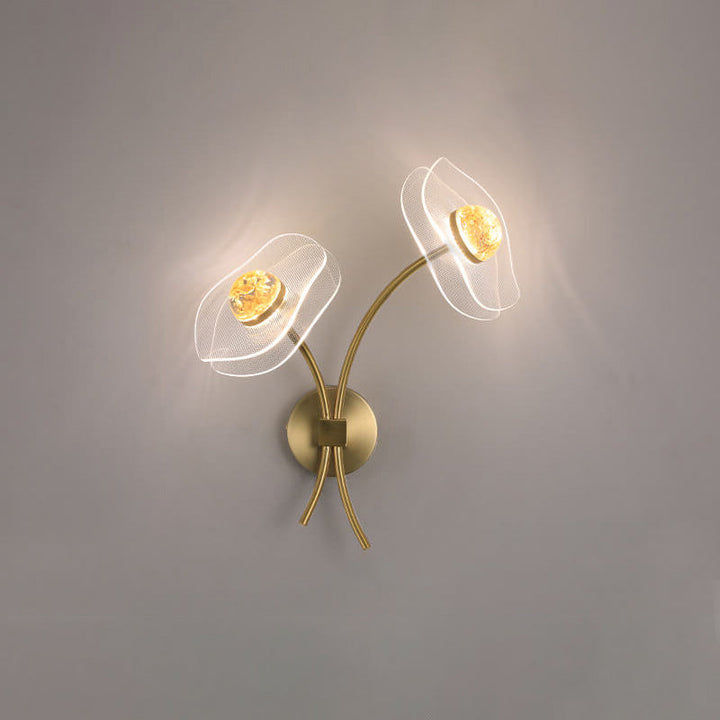 Europäische Kreative Lotusblumen Acryl LED Wandleuchte 