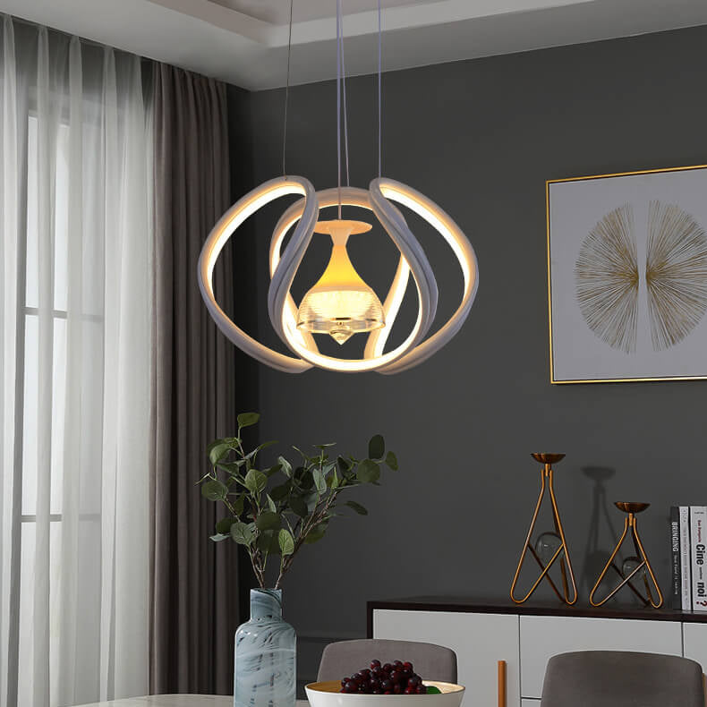 Lámpara de Araña LED de Combinación de Línea Creativa Nórdica 
