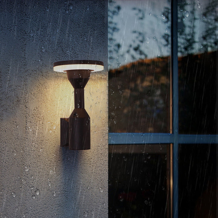 Lámpara de aplique de pared impermeable LED para exteriores de camino creativo moderno 