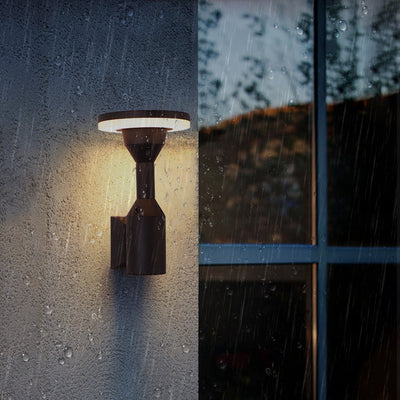 مصباح حائط عصري بإضاءة LED مقاوم للماء للاستخدام الخارجي 