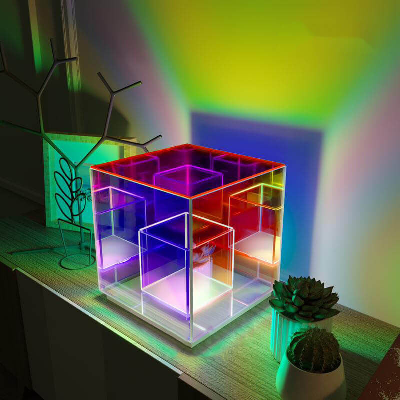 Lampe de table LED Rubik&