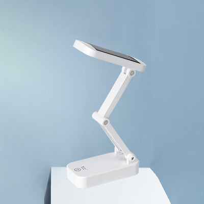 Lámpara de escritorio LED de protección ocular, plegable, solar simple y con atenuación infinita 