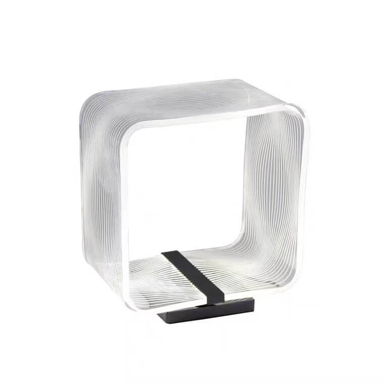 Nordic Square Ring Acryl LED Dekorative Tischlampe 