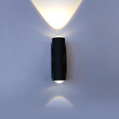 Modern Aluminum Telescope Waterproof Garden LED Outdoor Light Wall Sconce Lamp