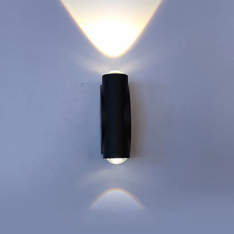 Modern Aluminum Telescope Waterproof Garden LED Outdoor Light Wall Sconce Lamp
