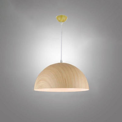 Nordic Minimalist Marbled Semicircle 1-Light Pendant Light