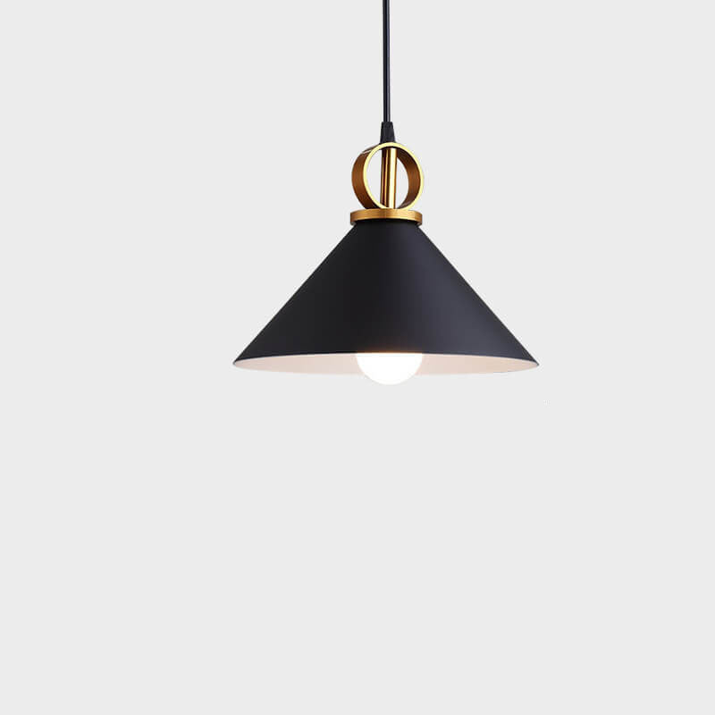 Modern Macaron Color Aluminum 1-Light Pendant Light