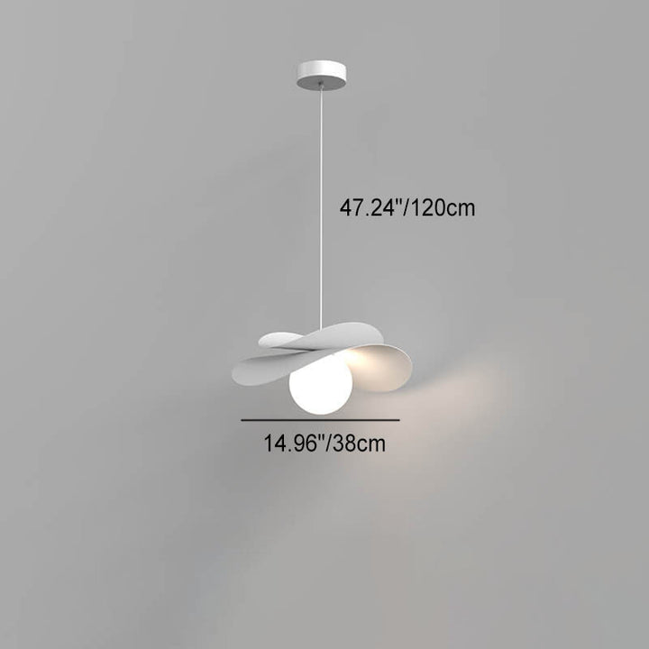 Moderner Einfacher Strohhut 1-Licht Pendelleuchte 