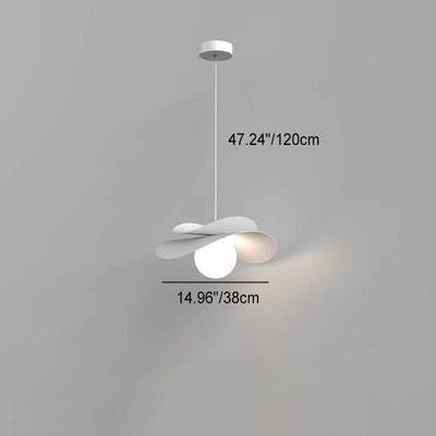 Modern Simple Straw Hat 1-Light Pendant Light