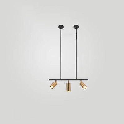 Modern Luxury Long Strip Spotlight 3/5 Light Chandelier