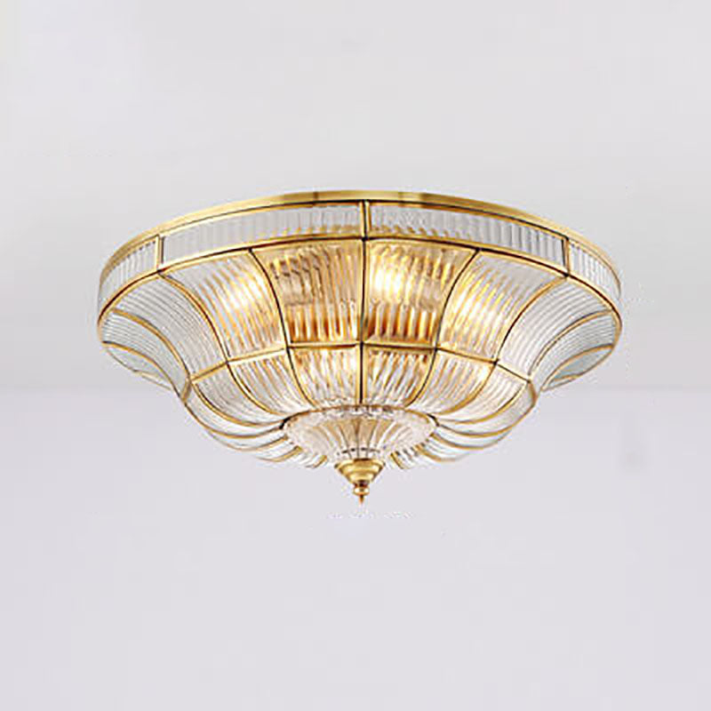 Modern Lights Luxury All-copper 3/6-Light Flush Mount Ceiling Light