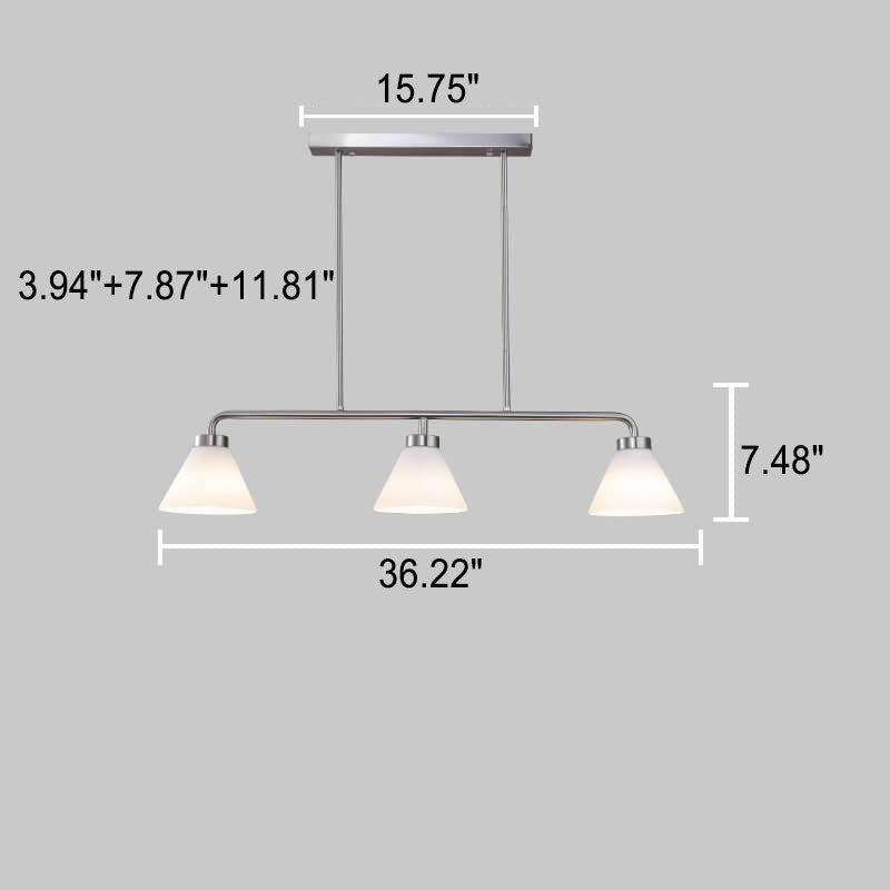 Nordic Cream Bubble Drum 1/3 Light LED Island Light Kronleuchter 