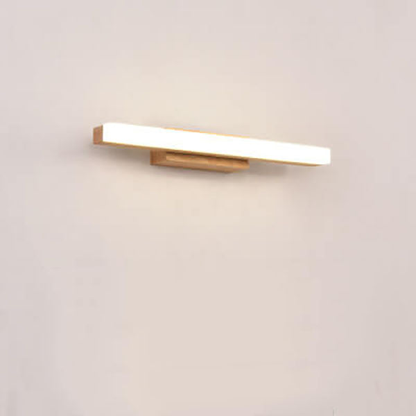 Lámpara de pared LED con espejo anti-vaho impermeable de acrílico moderno 