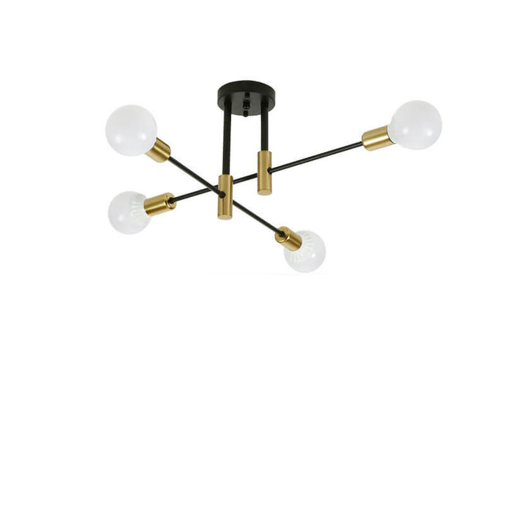 Lámpara de Araña de Isla de 4/6/8 Luces de Hierro Minimalista Nórdico 