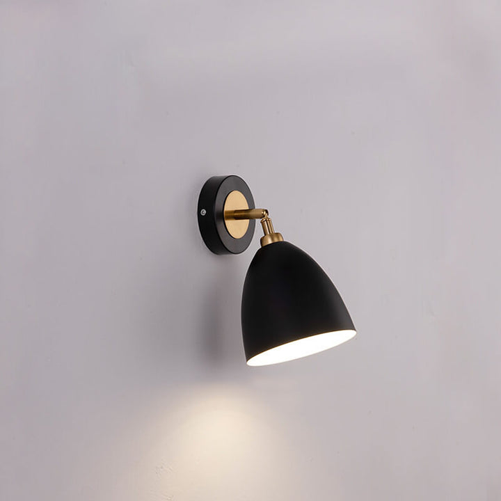 Nordic einfache Eisen traditionelle Form Schatten 1-Licht Wandleuchte 