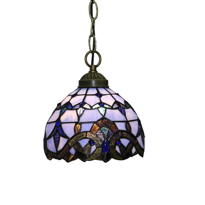 Suspension Vintage Tiffany Européenne à 1 Lumière 