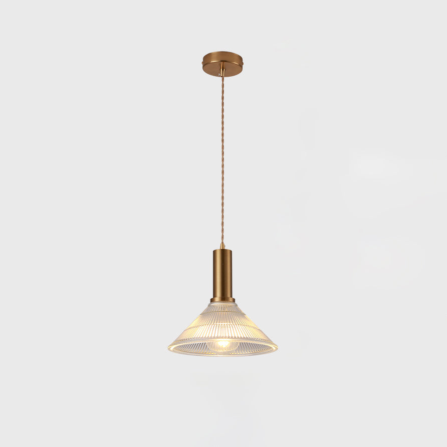 Nordic Decorative Wrought Iron Glass 1-Light Pendant Light