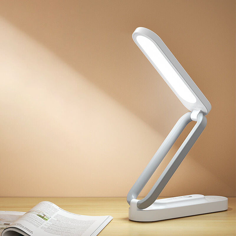 Lampe de table LED pliable rechargeable par USB pour étudiant moderne 