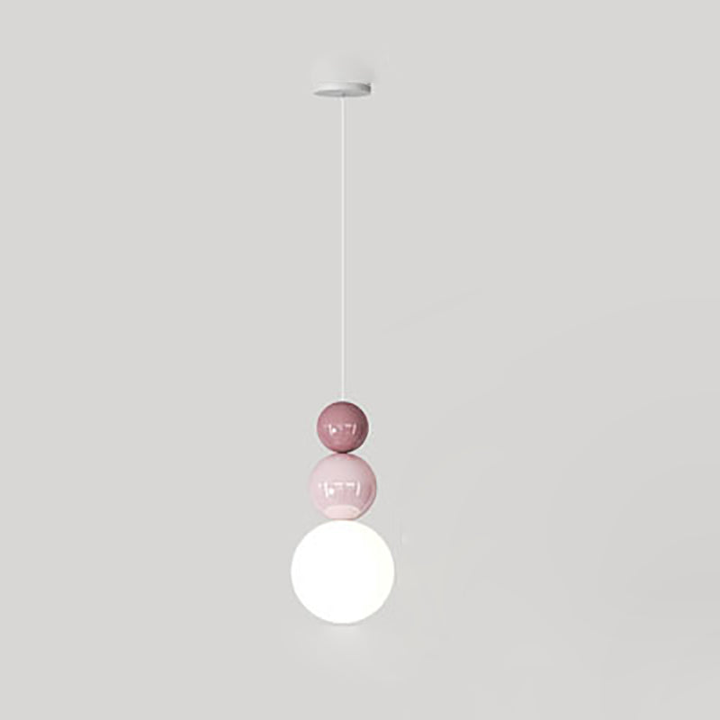 Moderne minimalistische Kürbiskugel-Hardware, rotationsgeformte 1-flammige Pendelleuchte für Wohnzimmer 