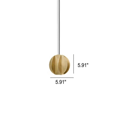 Modern Light Luxury Wrought Iron Copper Lantern 1-Light Pendant Light