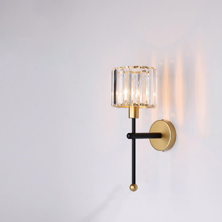 Traditionelle Vintage-Wandleuchte aus Eisen und Glas in runder Vogel-Optik, 1-flammig, für das Wohnzimmer 