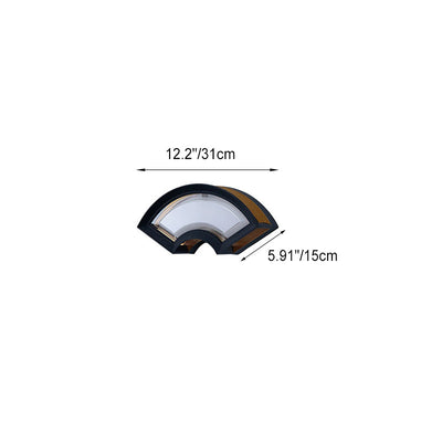 Applique Murale Carrée en Aluminium Imperméable Contemporaine avec LED pour Patio Extérieur 