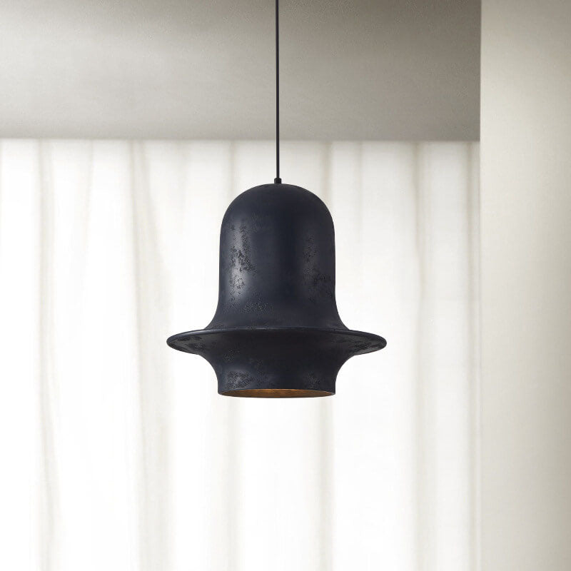 Industrial Vintage Resin Hat Shape 1-Light Pendant Light