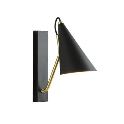 Simple Creative Iron Cone Shade Wall Sconce Lamp