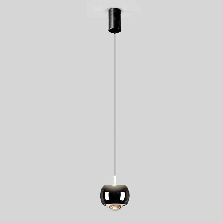 Modern Light Luxury Aluminum Mini Column Spotlight LED Liftable Adjustable Pendant Light
