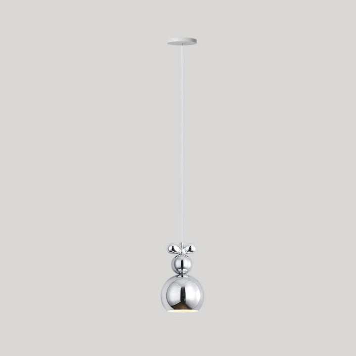 Diseño de hardware minimalista moderno Esfera Lámpara colgante de 1 luz 