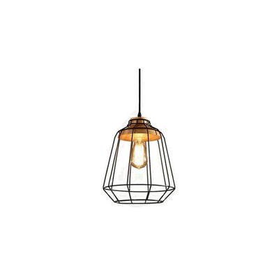 Scandinavian Minimalist Willow Iron 1-Light Pendant Light