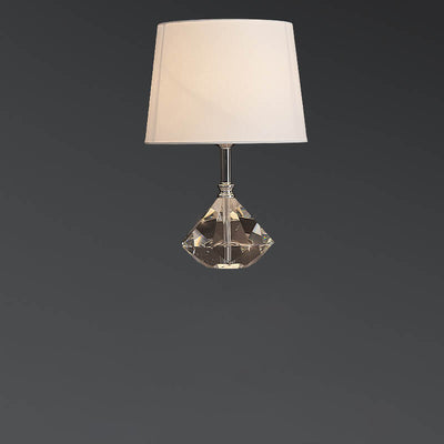 Lampe de table moderne en cristal créatif de luxe léger avec 1 lumière 
