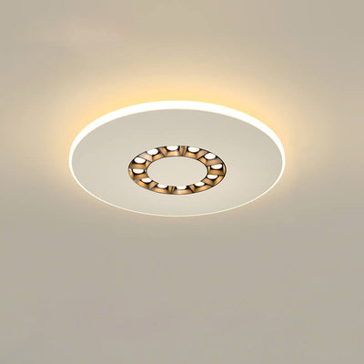 Modern Creative Spotlight Double Circle/Square Design LED Flush Mount Light