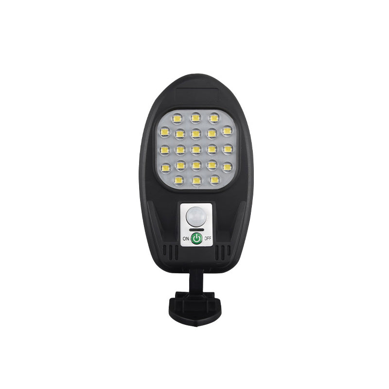 مصباح شمسي خارجي بجسم حساس مقاوم للماء LED COB لإضاءة المنطقة والجدار 
