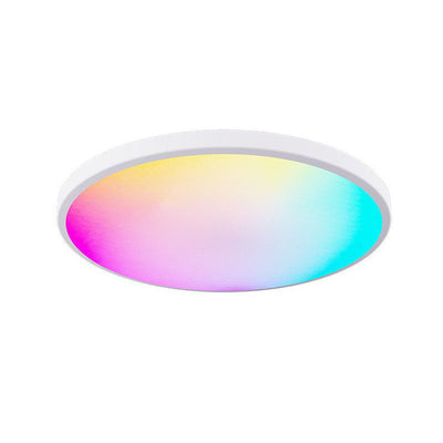 ضوء سقف LED ذو أجواء قابلة للتعتيم مع جهاز تحكم عن بعد دائري RGB 