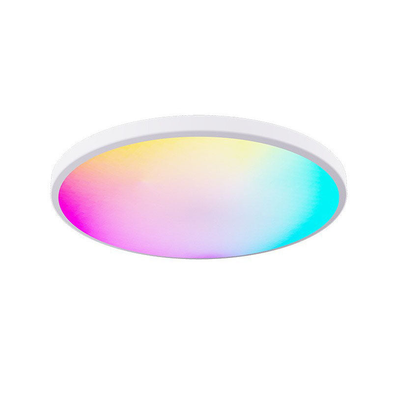 ضوء سقف LED ذو أجواء قابلة للتعتيم مع جهاز تحكم عن بعد دائري RGB 