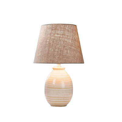 Modern Vintage Minimal Ceramic Hardware 1-Light Table Lamp