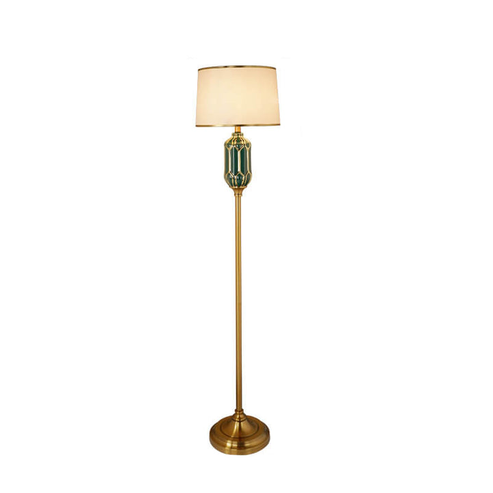 Modern Vertical Ceramic 1-Light Standing Floor Lamp