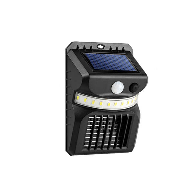 Solar-Mückenabwehrfunktion Menschlicher Intelligenter Sensor Außen Garten Wandleuchte 