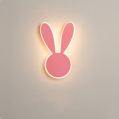 مصباح حائط LED على شكل فأر وأرنب كرتوني إبداعي 