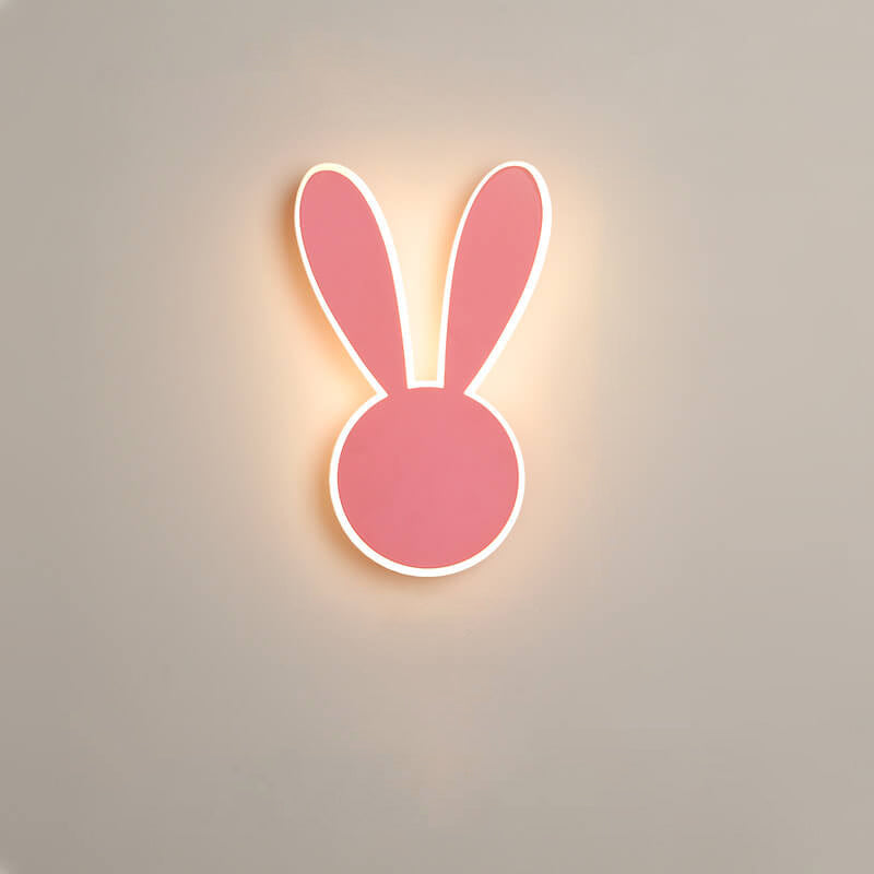 مصباح حائط LED على شكل فأر وأرنب كرتوني إبداعي 